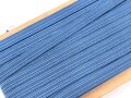 Blaue Stofflitze, Breite 10mm, sie erhalten je 100cm von der Rolle abgeschnitten