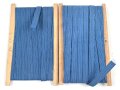 Blaue Stofflitze, Breite 10mm, sie erhalten je 100cm von der Rolle abgeschnitten