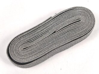 Luftwaffe, silberne Litze für Unteroffiziere . Breite 10mm, Gesamtlänge etwa 190cm