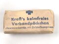Kraft´s keimfreies Verbandpäckchen " Heeresverbandp. mit Zellstoffkompresse" Ausführung mit Papierverpackung