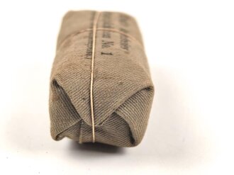 Kraft´s keimfreies Verbandpäckchen No.1 " Heeresverbandp. mit Zellstoffkompresse"