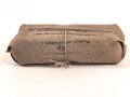 Verbandpäckchen Wehrmacht, grösses Modelll für den Verbandkasten. Datiert 1944