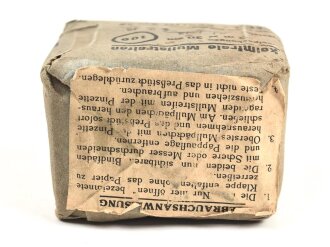 Pack "keinfreie Mullstreifen" Wehrmacht, datiert 1942