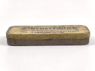 "Ohrverschluss für Trommelfellverletzte"...