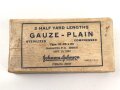U.S. Army, 1942 dated "Gauze - Plain" by Johnson & Johnson