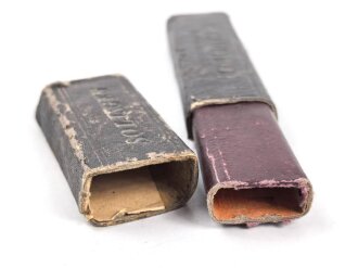 Veterinärmaterial Wehrmacht, Rasiermesser von "Hauptner" in Umverpackung