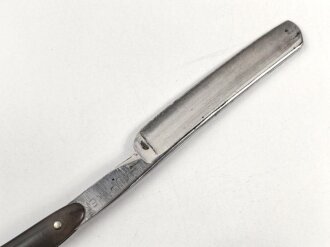 Veterinärmaterial Wehrmacht, Rasiermesser von "Hauptner" in Umverpackung
