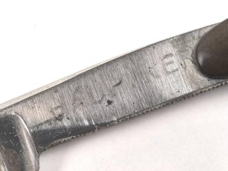 Veterinärmaterial Wehrmacht, Rasiermesser von "Hauptner" in Umverpackung