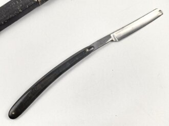 Veterinärmaterial Wehrmacht, Rasiermesser von "Hauptner" in Umverpackung