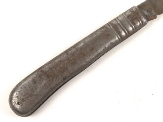 Blechgeprägtes Taschenmesser ohne Hersteller, Zusammengeklappte Länge 11,5cm