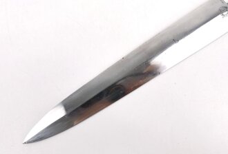 Klinge für einen SA Dienstdolch, Hersteller Aesculap Tuttlingen. Vermutlich ausgeschliffene Widmung