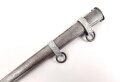 Scheide zum Dolch für Offiziere der Luftwaffe, Eisen versilbert