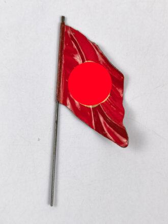 Blechfähnchen für Massefiguren Elastolin oder Lineol  III. Reich, Stangenhöhe knapp 9,5cm