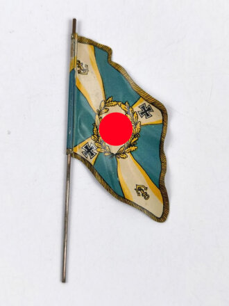 Blechfähnchen für Massefiguren Elastolin oder Lineol  III. Reich, Stangenhöhe 9cm