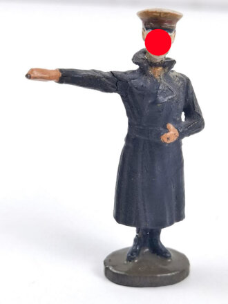 Massefigur Elastolin  III. Reich, Adolf Hitler , Porzellankopf eingeklebt