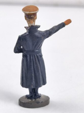 Massefigur Elastolin  III. Reich, Adolf Hitler , Porzellankopf eingeklebt