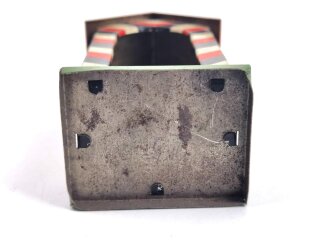 Wachhäusschen aus Blech, Hersteller Hausser, Gesamthöhe 10,5cm