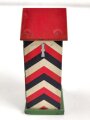 Wachhäusschen aus Blech, Hersteller Hausser, Gesamthöhe 10,5cm