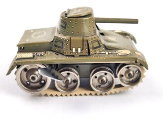 Deutschland nach 1945 " Gama Tank" in gutem Zustand, läuft. Gesamtlänge 13cm