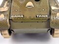 Deutschland nach 1945 " Gama Tank" in gutem Zustand, läuft. Gesamtlänge 13cm