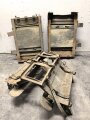 Reichswehr und frühe Wehrmacht, Tragsattel mit zwei anhängenden Kraxen für Gebirgstruppen. Originallack, grob gereinigt