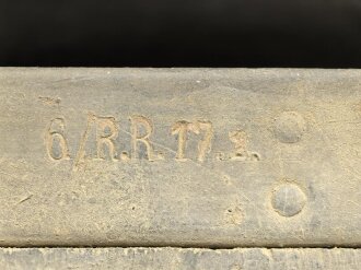 Reichswehr und frühe Wehrmacht, Tragsattel mit zwei anhängenden Kraxen für Gebirgstruppen. Originallack, grob gereinigt