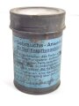 Tier Entgiftungsbüchse 42 der Wehrmacht. Grob gereinigter Speicherfund, datiert 1944