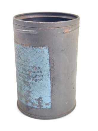 Tier Entgiftungsbüchse 42 der Wehrmacht. Grob...