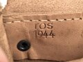 Magazintasche Wehrmacht für 2 Magazine K43 / G43. Hersteller ros 1944. Ungereinigt, etwas aus der Form geraten.
