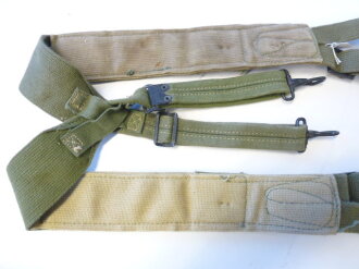 US Army WWII, M43 suspenders, good condition,  dated