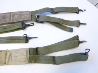 US Army WWII, M43 suspenders, good condition,  dated