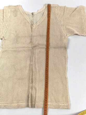 Afrikakorps Netzunterhemd Wehrmacht. Ungebraucht, leicht angeschmutzt