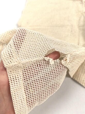 Afrikakorps Netzunterhose Wehrmacht. Ungebraucht, leicht angeschmutzt, beschädigt