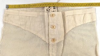 Afrikakorps Netzunterhose Wehrmacht. Ungebraucht, leicht angeschmutzt, beschädigt