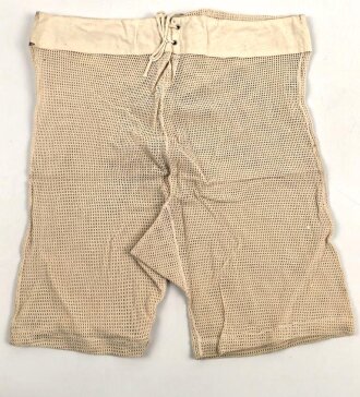 Afrikakorps Netzunterhose Wehrmacht. Ungebraucht, leicht angeschmutzt