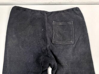 Dunkelblaue Hose zum Sportanzug der Hitlerjugend. Ungereinigtes Stück