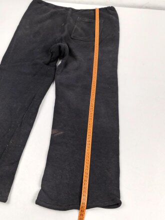 Dunkelblaue Hose zum Sportanzug der Hitlerjugend. Ungereinigtes Stück