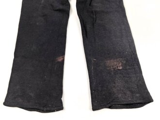 Dunkelblaue Hose zum Sportanzug der Hitlerjugend. Ungereinigtes Stück