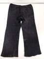 Dunkelblaue Hose zum Sportanzug der Hitlerjugend. Ungereinigtes Stück