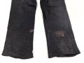 Dunkelblaue Hose zum Sportanzug der Hitlerjugend. Ungereinigtes Stück