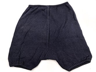 Dunkelblaue, kurze Hose zum Sportanzug der Hitlerjugend. Ungereinigtes Stück
