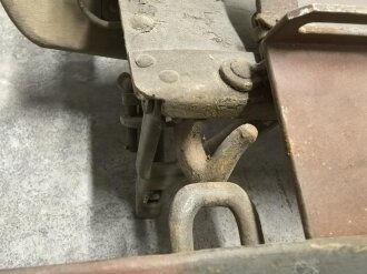 Reichswehr und frühe Wehrmacht, Tragsattel mit zwei anhängenden Kraxen für Gebirgstruppen. Originallack, grob gereinigt