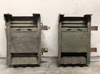 Reichswehr und frühe Wehrmacht, Tragsattel mit zwei anhängenden Kraxen für Gebirgstruppen. Originallack, grob gereinigt