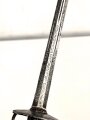 Antiker Degen, wohl um 1700, Eisen, Gesamtlänge 90cm, genaues Alter und Herkunft unbekannt