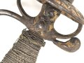 Antiker Degen, wohl um 1700, Eisen, Gesamtlänge etwa 97cm, genaues Alter und Herkunft unbekannt