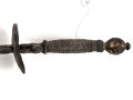 Antiker Degen, wohl um 1700, Eisen, Gesamtlänge etwa 97cm, genaues Alter und Herkunft unbekannt