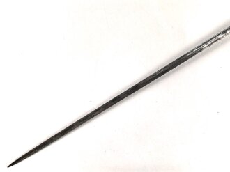 Antiker Degen, wohl um 1700, Eisen, Gesamtlänge etwa 96cm, genaues Alter und Herkunft unbekannt