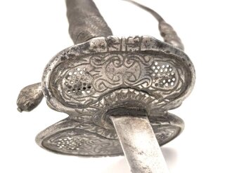 Antiker Degen, wohl um 1700, Eisen, Gesamtlänge etwa 96cm, genaues Alter und Herkunft unbekannt