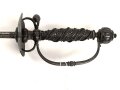 Antiker Degen, wohl um 1700, Eisen, Gesamtlänge etwa 109cm, genaues Alter und Herkunft unbekannt