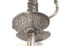Antiker Degen, wohl um 1700, Eisen, Gesamtlänge etwa 109cm, genaues Alter und Herkunft unbekannt